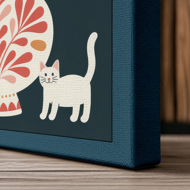 Print, 36x24 - 91.4 x 61.0 cm, Teal Border
