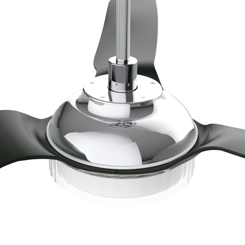 Ventilateur de plafond standard à DEL à 3 pales de 56 po avec télécommande et ensemble d'éclairage inclus Arien.