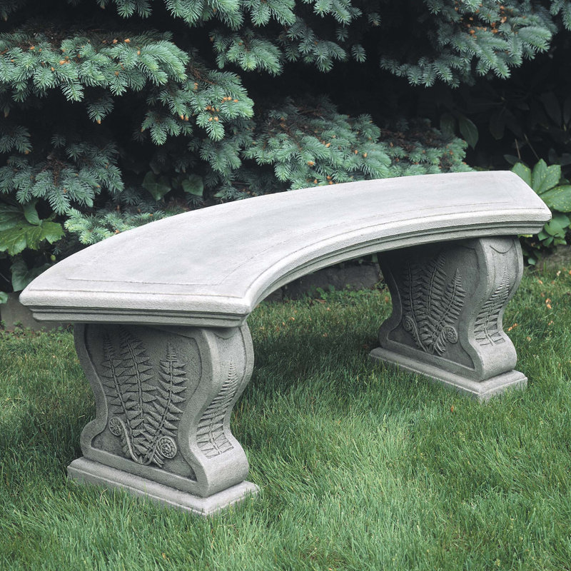 Outdoor Bench, Greystone