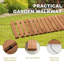 96.5'' L x 22'' W Wood Interlocking Deck Tile in Light Brown