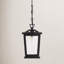 Luminaire suspendu d'extérieur noir 7 pouces Zavia Jamila