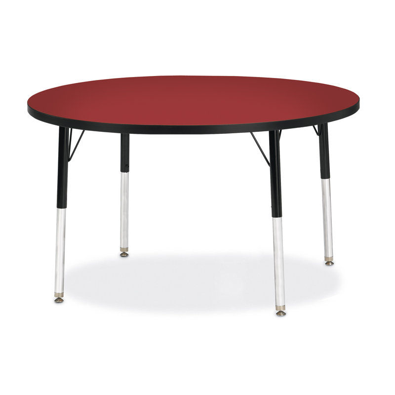 Tables rondes Berries®, Chêne et noir, H 24 po x l 42 po x P 42 po