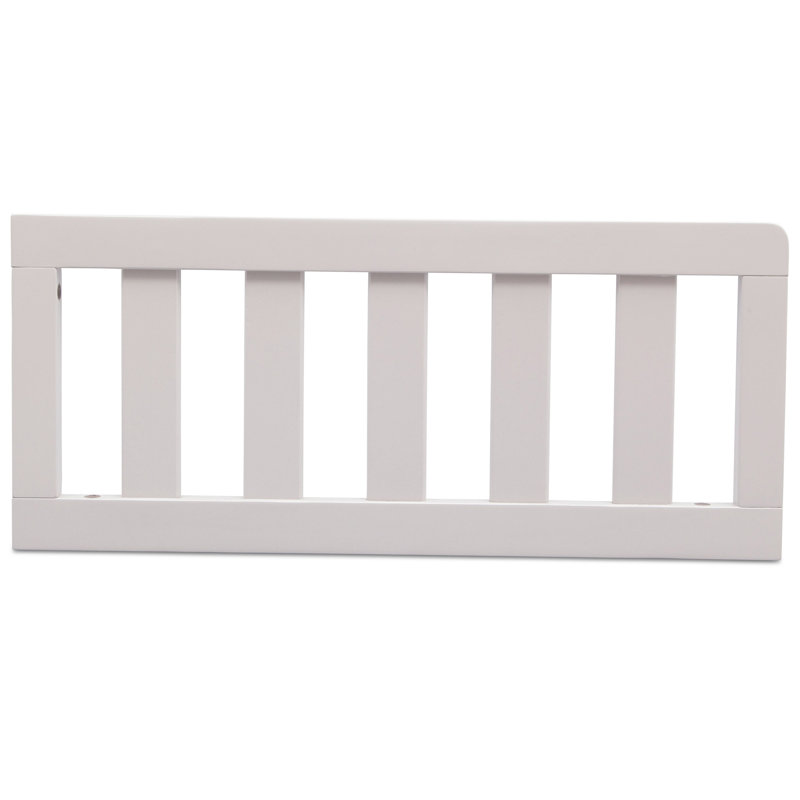 Bianca White Wooden Toddler Bed Safety Guardrail