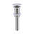 Bathroom Faucet With Waterfall Discharge - Stainless Steel, Single Handle, Pop-Up Drain, Tarnish-, Brushed Nickel Spout Bath Handle Control, Rustproof,-121598685