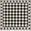 Chess Black Easy to Clean Vinyl Mat-1501203023