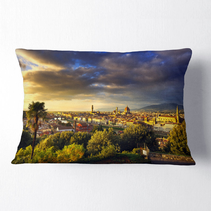 Coussin lombaire Schafer Landscape Florence Sunset