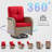 Kyesha 6-Piece Outdoor Swivel Chair Set with Cushions-1629315899-1629315900