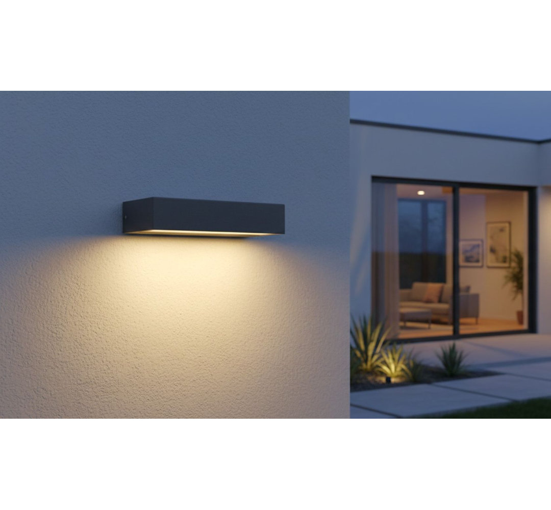 3.8cm H Integrated LED Outdoor Sconce