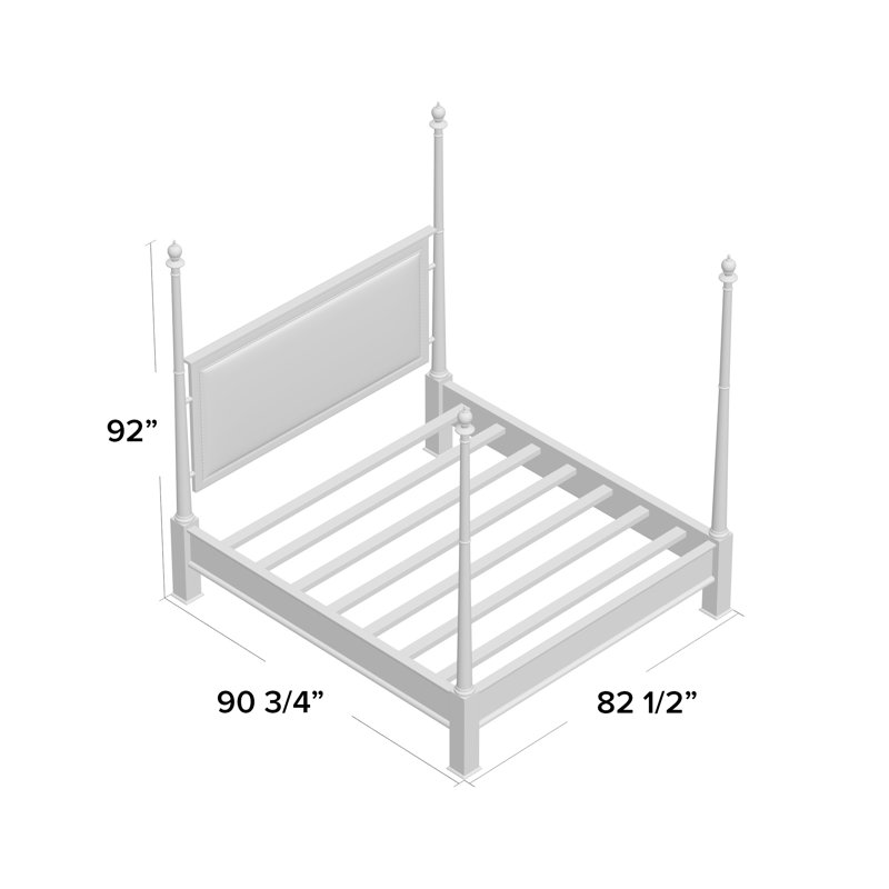 Monarch Upholstered Bed, King
