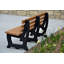 Banc de parc en plastique recyclé Adams Brooklyn-10632923-10632925-10632929