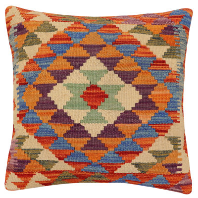 Tribal Kilim Pillow Geometric Throw Pillow