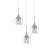 Delilah 3 - Light Chrome Cluster Pendant