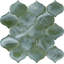 Splash™ 10" x 10" Glass Arabesque Mosaic Tile-385745453