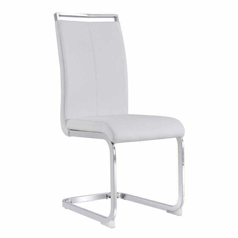 Chaise d'appoint blanche Cenka