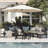 Patio Curved Conversation Set with End Table-384539366