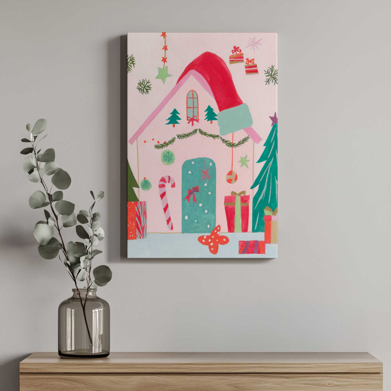 «Merry Nest II» par Melissa Wang, reproduction d'art sur toile, H 16 po x l 12 po