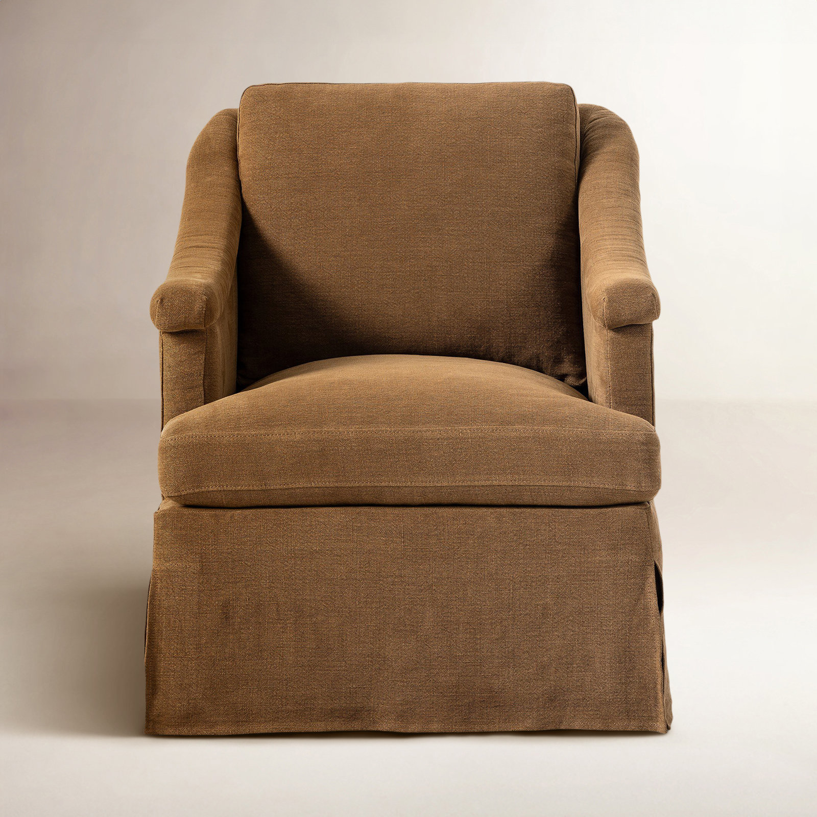 Joplin Swivel Chair, Broadway Denim