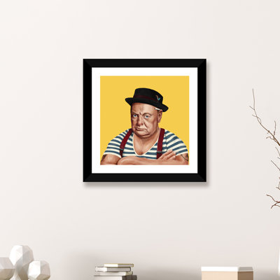 « winston churchill » par amit shimoni-impression