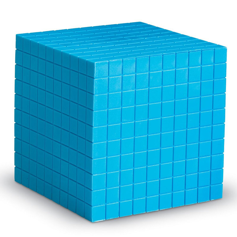 Base Ten Cube Plastic
