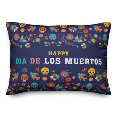  Coussin Happy Dia De Los Muertos