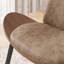 Chaise longue rembourrée en similicuir avec base en métal-65239545