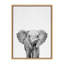«Baby Elephant BW» par Simon Te, reproduction d'art sur toile encadrée-216049453