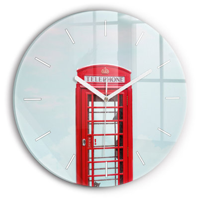 Glass Wall Clock