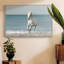 Camargue Beach Horse, reproduction d'art sur toile-94361065-94361066