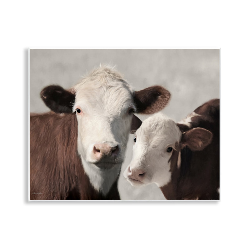 Plaque murale «Mommy & Me Cows», conception par Lori Deiter