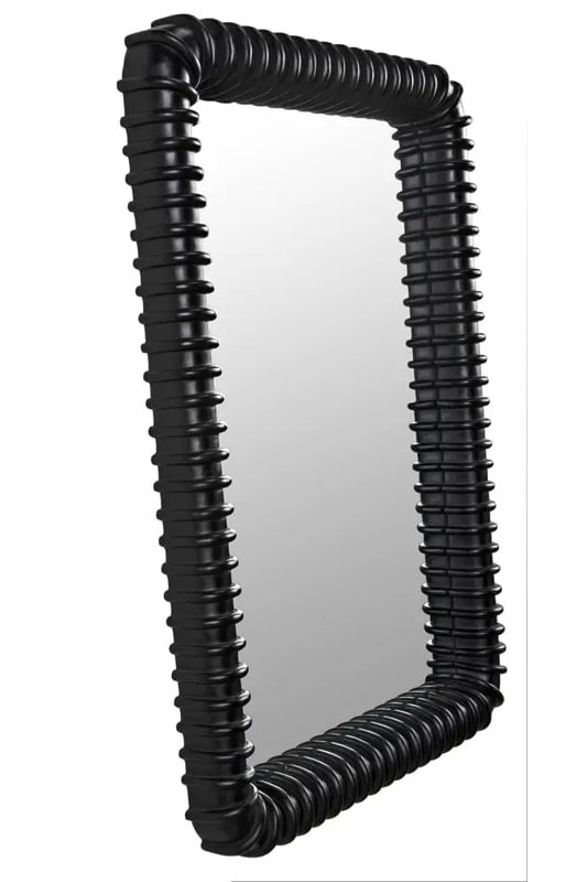 Toshi Rectangle Solid Wood Wall Mirror
