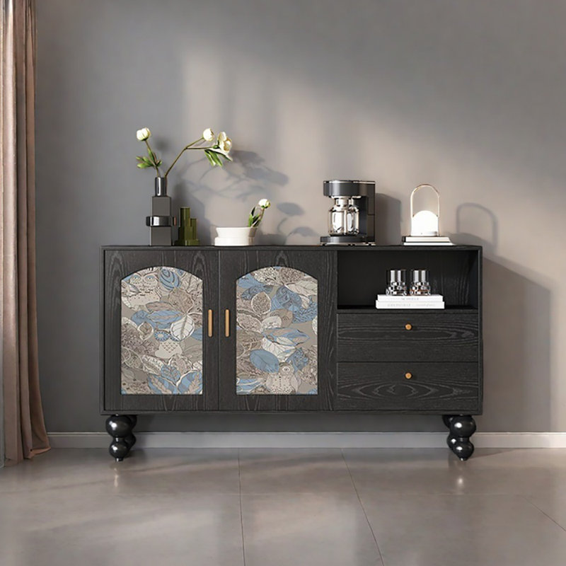 Buffet grande capacité 59,1 po, Noir