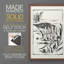 Linocut Style Seabird III - reproduction encadrée de qualité supérieure - prête à être accrochée - aucun clou requis - aucun clou requis-1685970774-1685970771