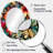 Rositta Tropical Tapestries Boho Pattern - Floral Mirror, Cottage Unique Wall Mirror, Printed Metal Art-1290971694-1290971692