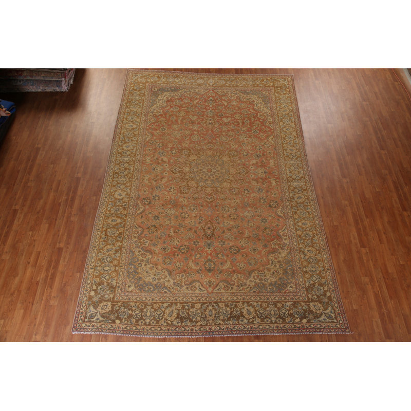 Tapis en laine fait à la main 9 x 13