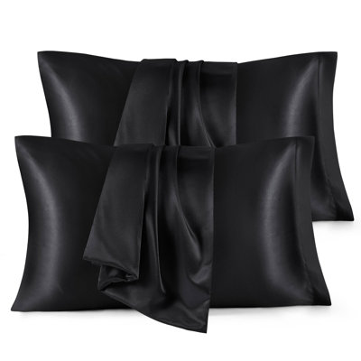 Ensemble de 2 taies d'oreiller en satin, 300 fils au pouce, GentleSoft ™