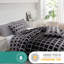 Luxury Double Brushed Microfiber Reversible Duvet Cover Set with Zipper Closure and Corner Ties-122112984