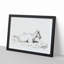 Lying Goat by Jean Bernard - Picture Frame Drawing Print-55577410-55577411