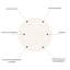 Tapis rond 41 po x 41 po