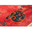 Tapis fuchsia antique en laine taille mauve antique chinois