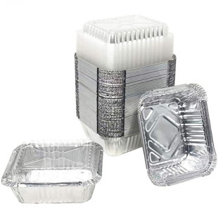 100x Thin Clear Plastic Boxes Containers Lightweight Use For Bakes Cake  Salad 