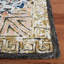 Tapis taupe noué à la main Vahakn-635447437