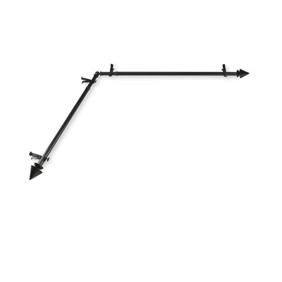 Bagdad Stainless Steel Single Curtain Rod