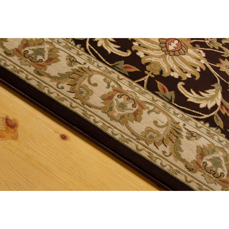Tapis beige / noir Reanne, Rectangle 4 pi x 6 pi