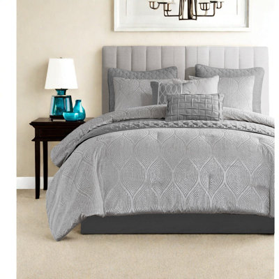 Piece King Bedding Sets, Polyester Jacquard Modern Bedroom Home