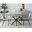 Bouse Round Metal Base Dining Table