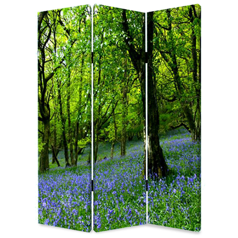 Paravent en bois multicolore Giacinto 48 "X 72"