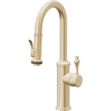 Davoli Pull-Down Prep/Bar Faucet with Squeeze Sprayer