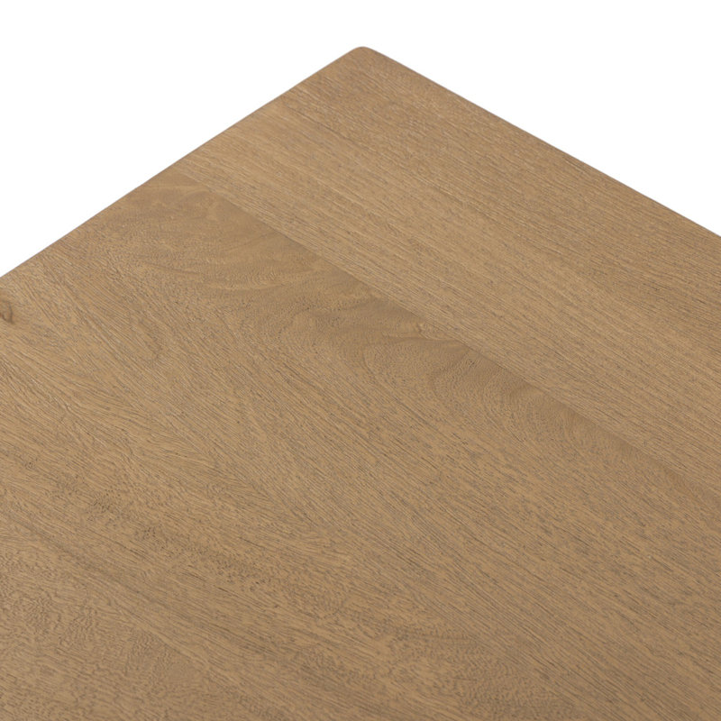 Freddie 2 - Drawer Solid Wood Nightstand, Caramel Mango