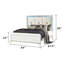 Ensemble de chambre à coucher pour grand lit 4 pièces Laguna Modern Style-1746033339-1746033336