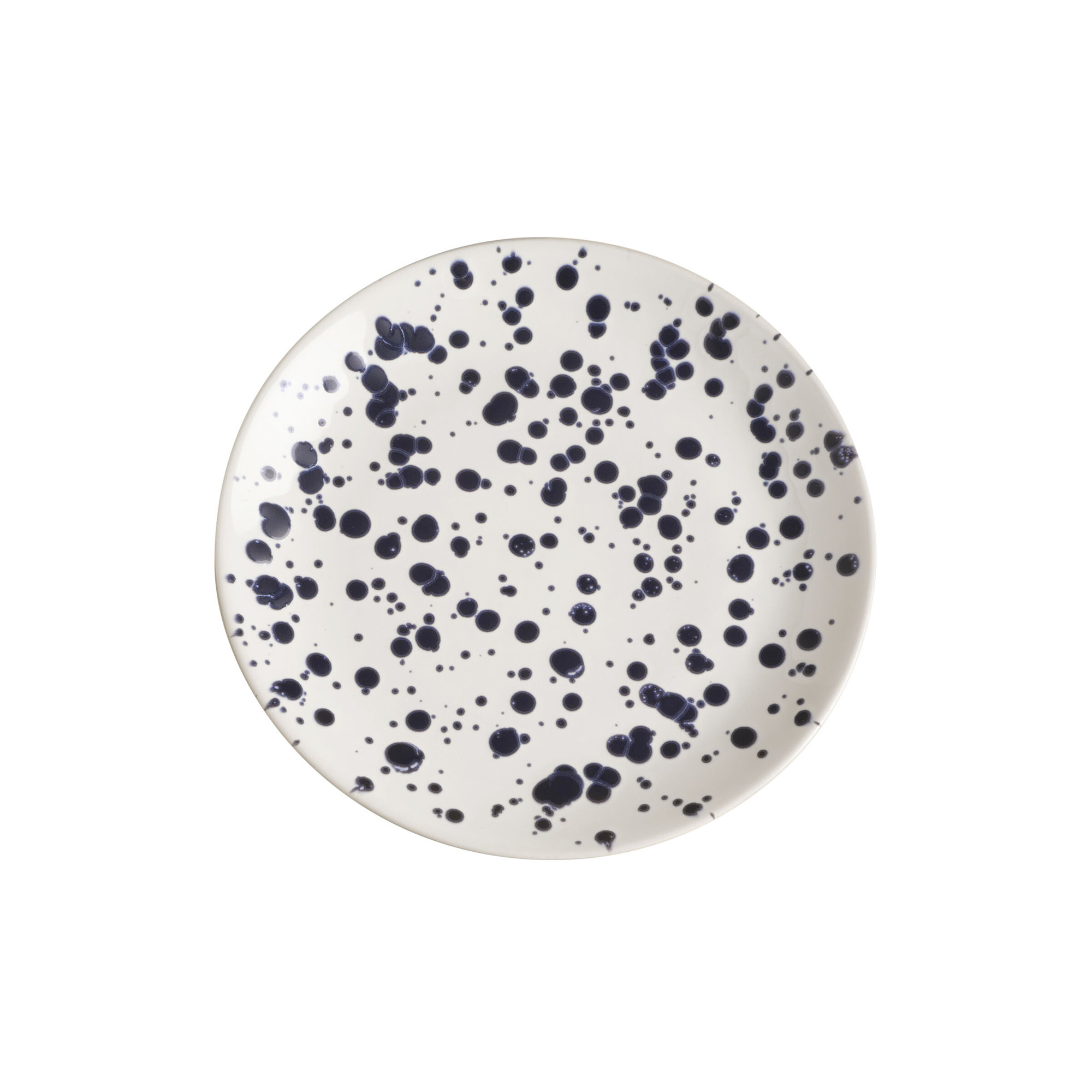 Year & Day Splatter Small Plates, Blue